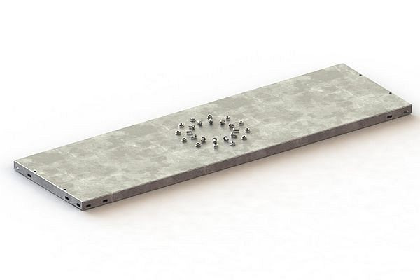 Meta Abdeckboden 1000x300 mm, verzinkt, Compact, inkl. Schrauben, 20095845