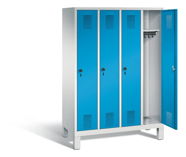 C+P Spind Evolo, H1650xB1190xT500mm, Farbe: Lichtgrau / Lichtblau, 480106-40 S10026