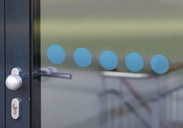 Schilder Klar Glas-Auflaufschutz, 40 mm Folie selbstklebend, 87600/00.03