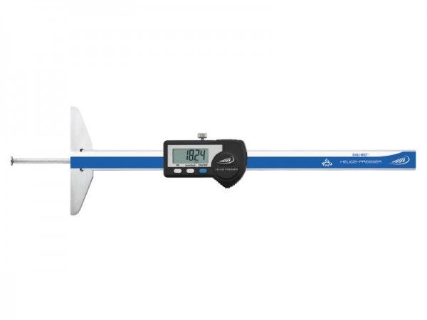 HELIOS PREISSER Digitaler Tiefenmessschieber IP 67, für Messeinsätze M2,5, Messbereich 0 - 100 mm, 1376514