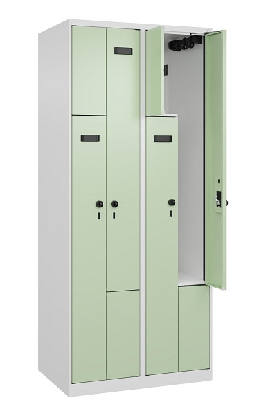 C+P Z-Spind Evolo PLUS, 4 Fächer, 1850x800x500mm, 9016/6019, 049003-224 S10025