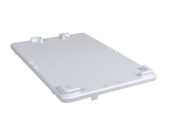 Plastipol-Scheu K 400/S D Deckel GRAU, PP 600 mm x 400 mm, 204SD016