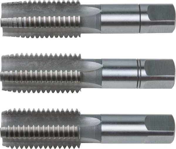 KS Tools HSS CO Handgewindebohrer-Satz M, M5x0,8, 3-teilig, 331.2050