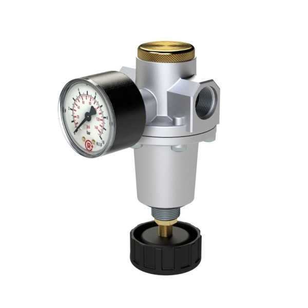 Riegler Konstant-Druckregler inklusive Manometer, BG 2, G 3/8, 0,1 - 3 bar, 147488