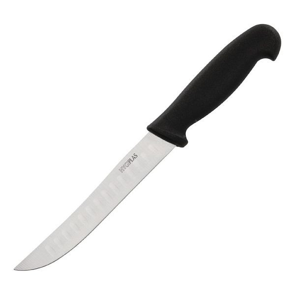 Hygiplas Officemesser mit Wellenschliff schwarz 12,5cm, C420