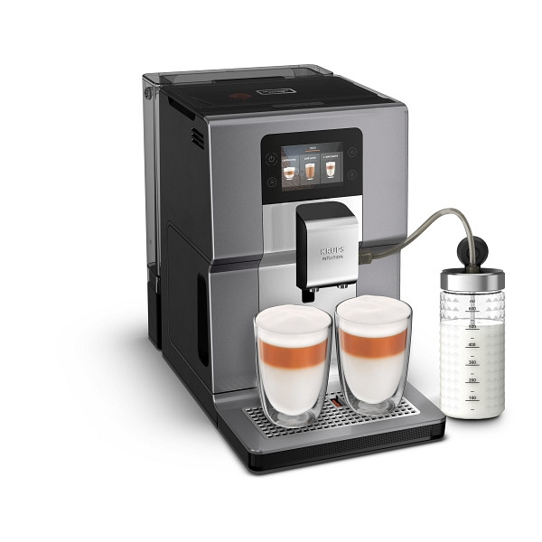 Krups Kaffeevollautomat INTUITION PREFERENCE+, silber/grau, EA875E