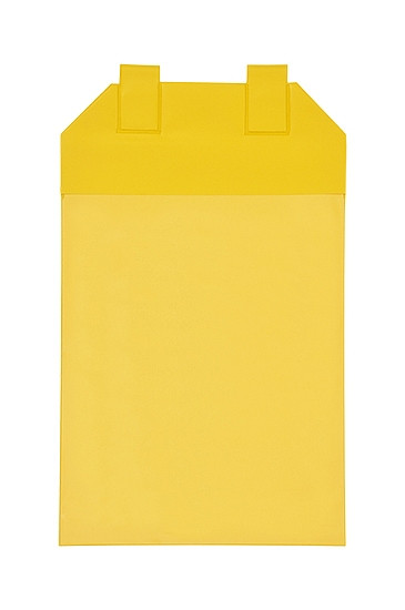 KROG Gitterboxtaschen mit Magnetverschluss, A4 hoch gelb, Öffnung: Längsseite, 5902072G