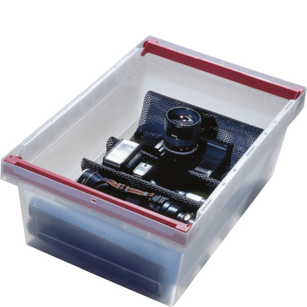 BITO Mehrwegbehälter MB Deckel/Bügel/Kufe /MBB64221 600x400x223 transparent Bügel, C0402-0086