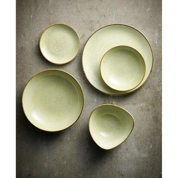 Churchill Stonecast Raw Green Lotus Schuesseln 177mm (12 Stück), HX047