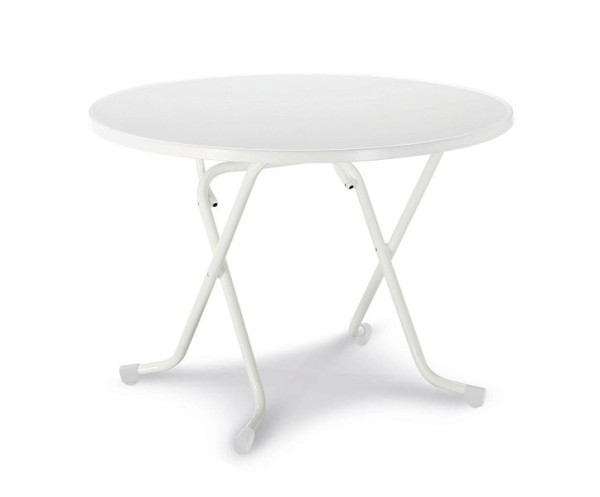 BEST Dublin, Klapptisch rund 100 cm, Weiß, 26521000, 4043153002275