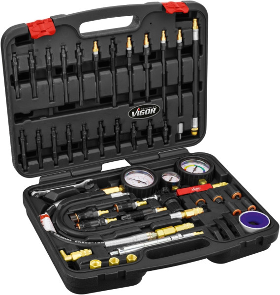 VIGOR Kompressions- und Druckverlusttester Satz, Anzahl Werkzeuge: 48, V4461