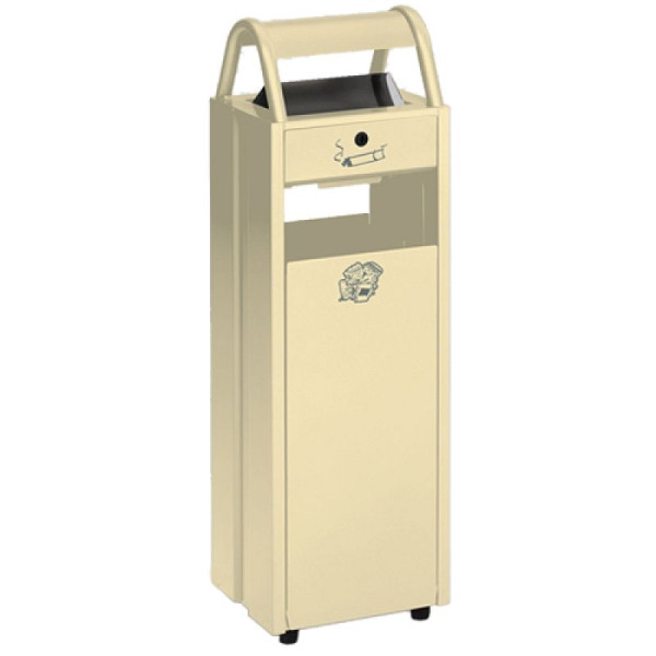 Stein HGS Kombiascher -Cubo Cristiano-, elfenbein /30 Liter/300 mm, 16970