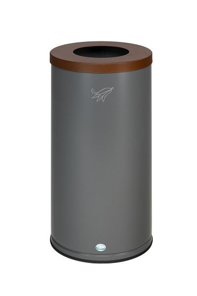 VAR Wertstoffsammelgerät WSG 70, Gerätefarbe: eisenglimmer, Kopfteil: dunkelbraun, 3928