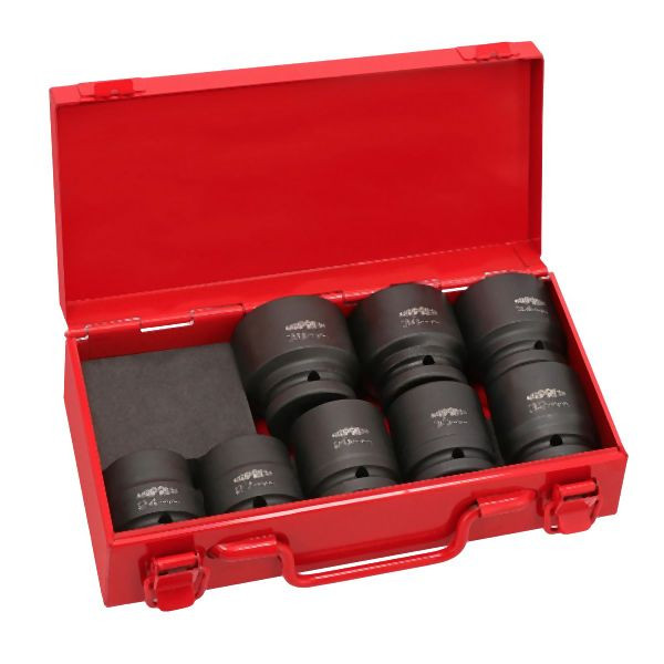 Airpress Schlagnuss Set 3/4" 8 Teilig, 45580, 8712418005899