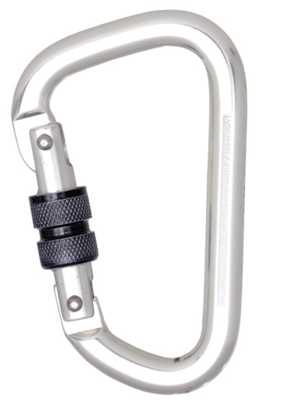 Kratos Aluminiumkarabiner mit Schraubverschluss, FA5010322
