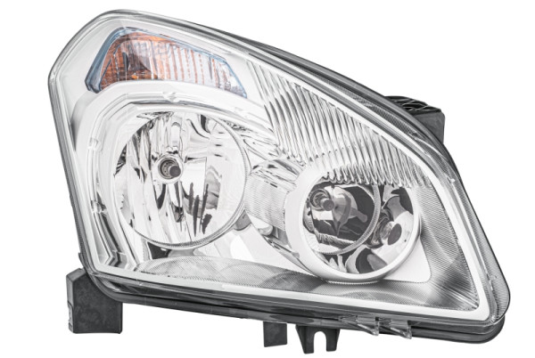 HELLA Halogen-Hauptscheinwerfer, für u.a. Nissan Qashqai I (J10, NJ10, JJ10E), ECE, für Rechtsverkehr, rechts, 1EF 238 042-021