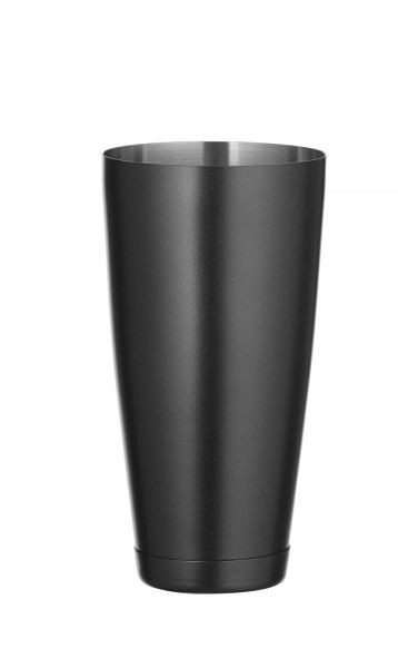 Bar up Shaker Boston schwarz 800 ml, Edelstahl, Metall, 596678