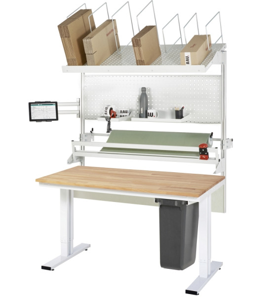 RAU Packtisch Komplettset 06, 08-WT, B2000 x T800, B-Platte, 08-WT-200-080-B-VP06.12