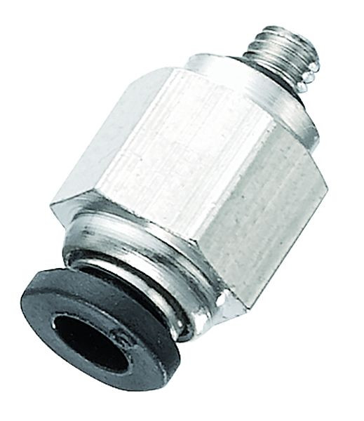 Prevost Micro Einschraubverschraubung gerade mit zylindrischem Außengewinde - RCD MG, AG BSPP=G 1/8, für Schlauch mit Außen-Ø=4mm, VE: 10 Stück, RCD MG0400