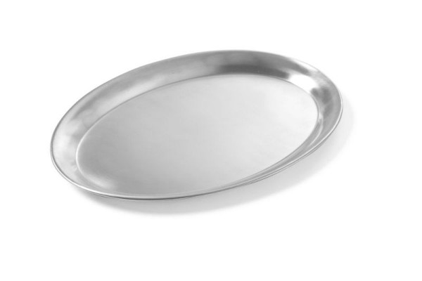 Hendi Kaffeetablett - oval, satiniert, 265 mm, Edelstahl, 405208
