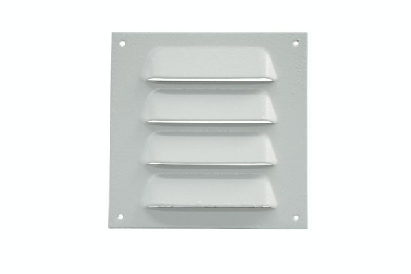Marley Lüftungsgitter aus Aluminium 70x70mm eckig aus Metall weiß, 065793