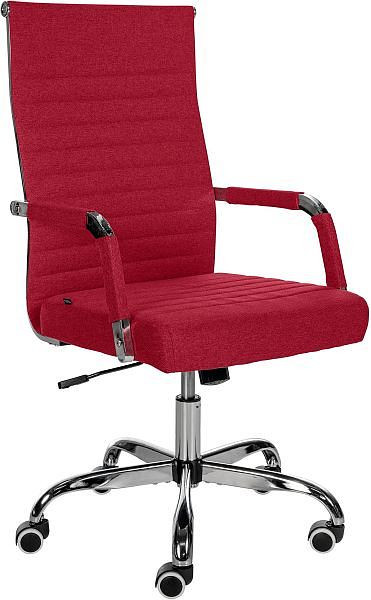 CLP Bürostuhl Amadora Stoff, rot, 317316, 4251756446802