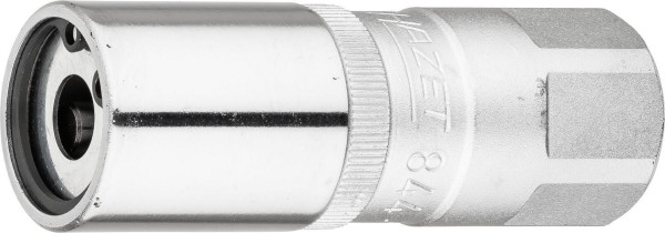 Hazet Stehbolzen-Ausdreher, Vierkant hohl 12,5 mm (1/2 Zoll), 23 mm, Stehbolzen Durchmesser: 7 mm, 844-7