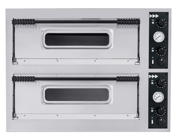 Prismafood Elektro Pizzaofen breite Version, Volumen: 12 Pizzen a 35cm, 1360x955x745mm, P66XL-L