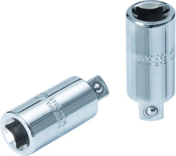 KS Tools 1/4" 4-kant Stecknuss, kurz, 1/4", 130.0301, 4042146364970