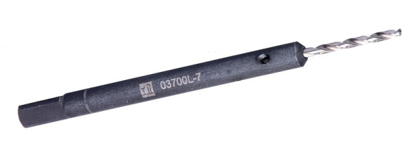 SW-Stahl Spiralbohrer mit Verlängerung, ø 3,6 mm, mit 3.6 mm Durchmesser, 03700L-7