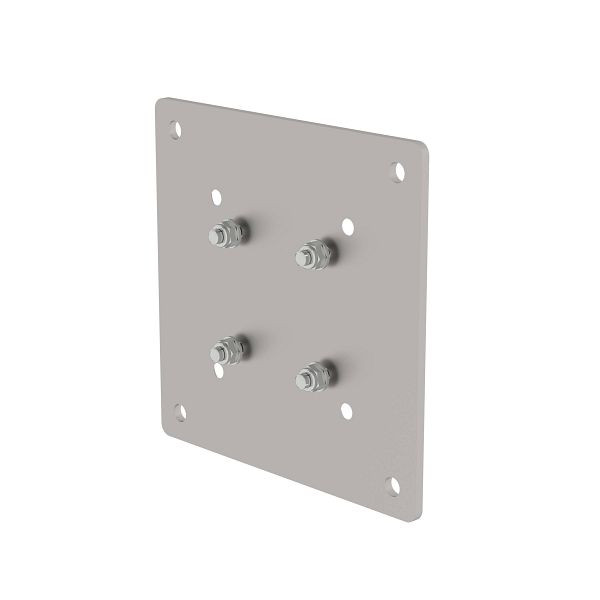 Munk Günzburger Steigtechnik Adapterplatte Stahl feuerverzinkt 150x150mm, 060947