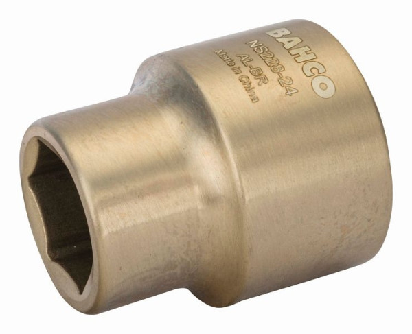 Bahco Steckschlüssel-Einsatz 1", funkenfrei, Aluminiumbronze, 22 mm, NS228-22