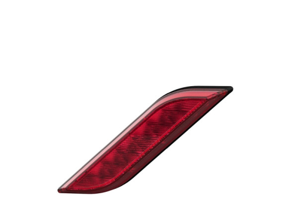 HELLA Nebelschlussleuchte, Shapeline Style, LED, 24/12V, schlank, geklebt, Lichtscheibenfarbe: rot, Stecker: AMP, 2-polig, hinten rechts, 2NE 013 343-061