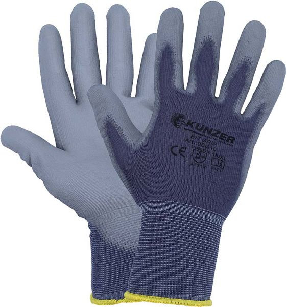 Kunzer BIT GRIP - Größe: 10/XL, Arbeitshandschuh, VE: 12 Paar, 9BG10