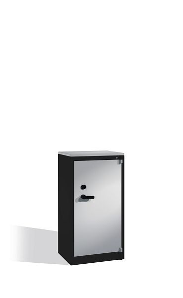 C+P Feuerschutzschrank Certos, H1226xB650xT500mm, Farbe: Schwarzgrau, Klinkengriff, 3 OH, 1160-000 S10021