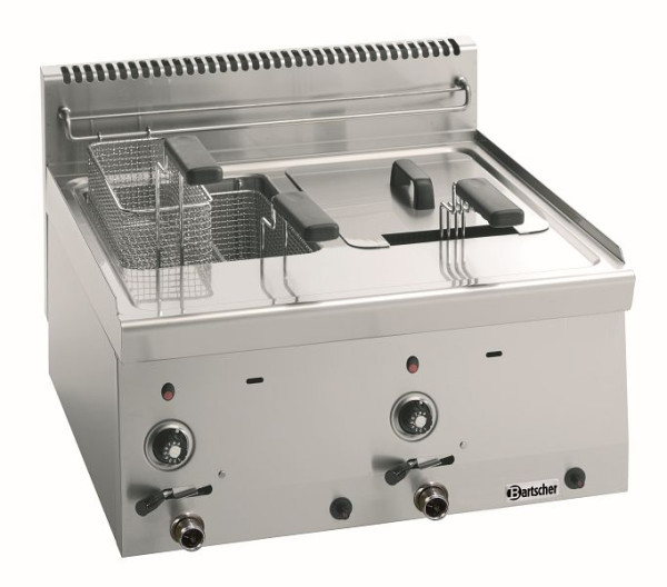 Bartscher Fritteuse Gas 600, B600, 2x8 l, 1315213, 4015613433271
