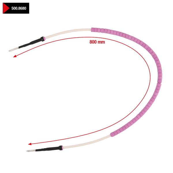 KS Tools Induktions-Spule mit Keramikschutz, formbar, 800 mm, 500.8687