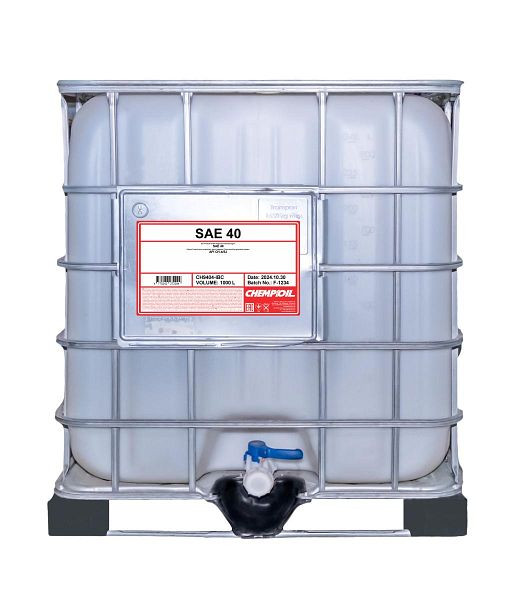 CHEMPIOIL Einbereichsmotorenöl 9404 SAE 40, VE: 1000 l, CH9404-IBC