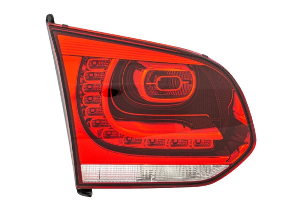 HELLA Heckleuchte, LED, innerer Teil, für u.a. VW Golf VI (5K1), für Rechtsverkehr, links, 2SA 010 409-131