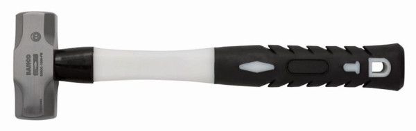 Bahco Vorschlaghammer, Edelstahl/Inox, magnetisch, 2-Komponenten-Fiberglas-Griff, 350 mm, 1000 g, Kopf 102x37 mm, 1000 g, SS502-1000-FB