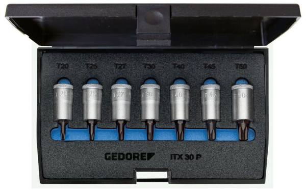 GEDORE Schraubendreher-Satz 3/8" 7-teilig TORX, 1509926