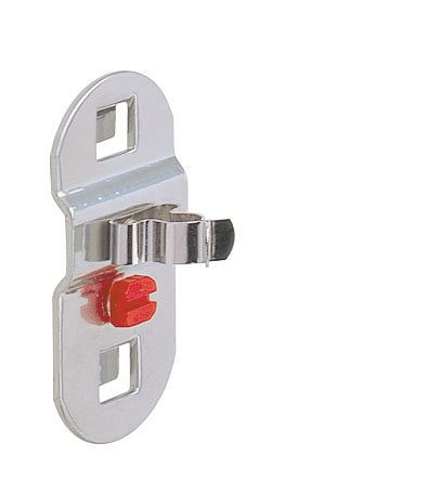 Kappes RasterPlan Werkzeugklemme D 19 mm, einfach, kleine Grundplatte alufarben, 4043.00.0501