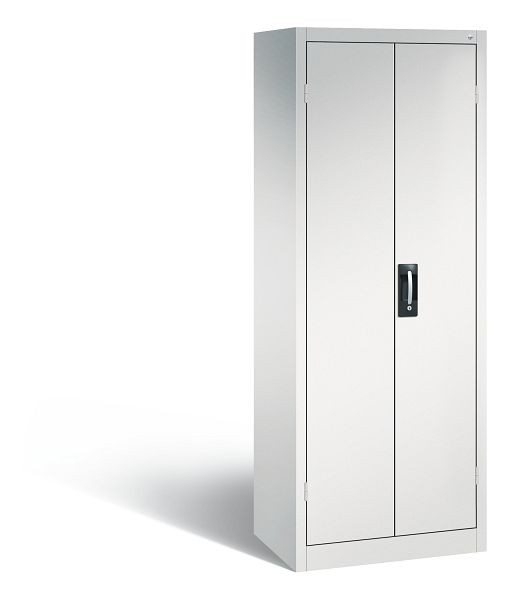 C+P Büro-Drehtürenschrank Acurado, H1950xB700xT500 mm, Lichtgrau, 9237-05 S10015