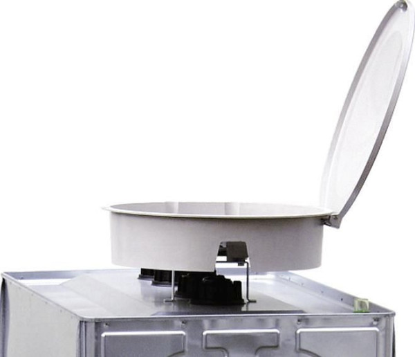 Cemo GFK-Einfüllschale mit verschließbarem Deckel, 7389, 4052886078600