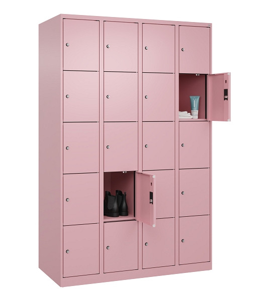 C+P Schließfachschrank Evolo PLUS, 20 Fächer, 1850x1200x500mm, 3015/3015, 049000-405 S10024