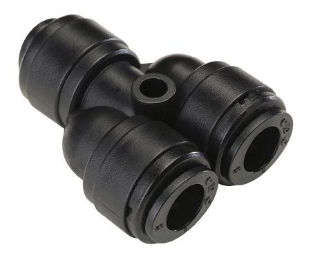 timmer B-YV-2x6-6-KU-H2O, Y-Verbinder aus Kunststoff, für Wasser, VE: 10 Stück, 03080291