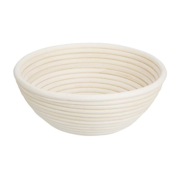 Vogue Rattan Gärkorb rund 220x80mm, Reinigung mit Bürste, FT839