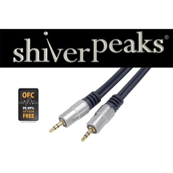 shiverpeaks PROFESSIONAL Metall-Klinkenstecker 3,5mm stereo und Metall-Klinkenstecker 3,5mm stereo, vergoldete Kontakte, 10,0m, 30812-10SPP