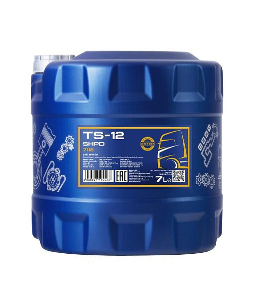 MANNOL Mehrbereichsöl 7112 TS-12 10W-30, VE: 7 l, MN7112-7