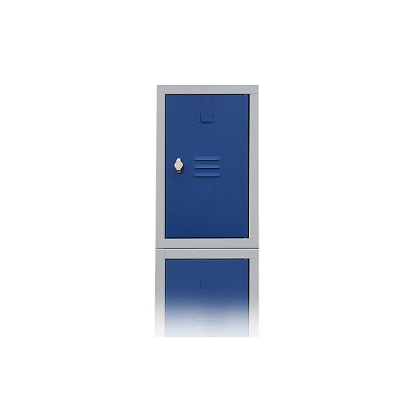 Lüllmann Aufsatzschrank, 500 x 415 x 500 mm, lichtgrau/enzianblau, 524671